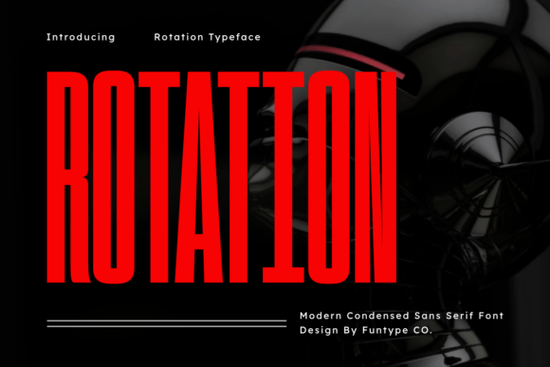 Rotation Font
